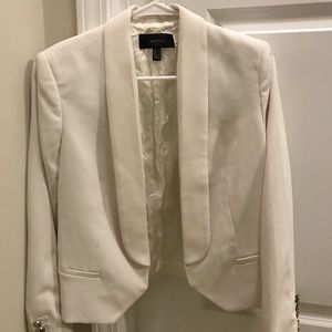 Mango Off White Blazer